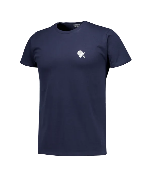 T-shirt Padel Team Gourmet Bleu Menus