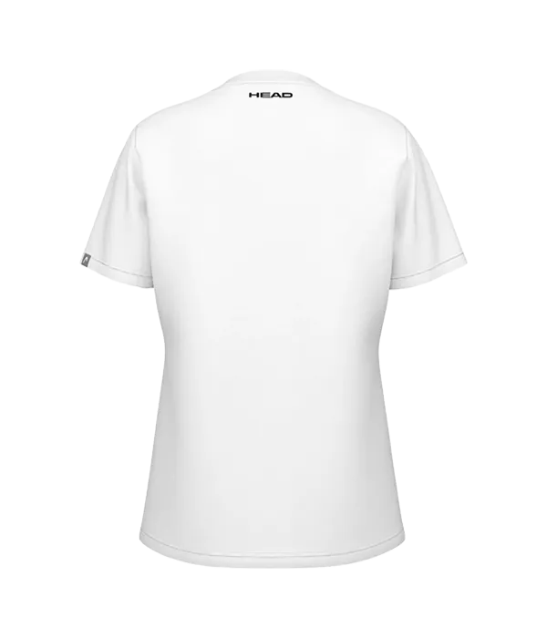 Camiseta Head Rainbow Women Blanco 2025