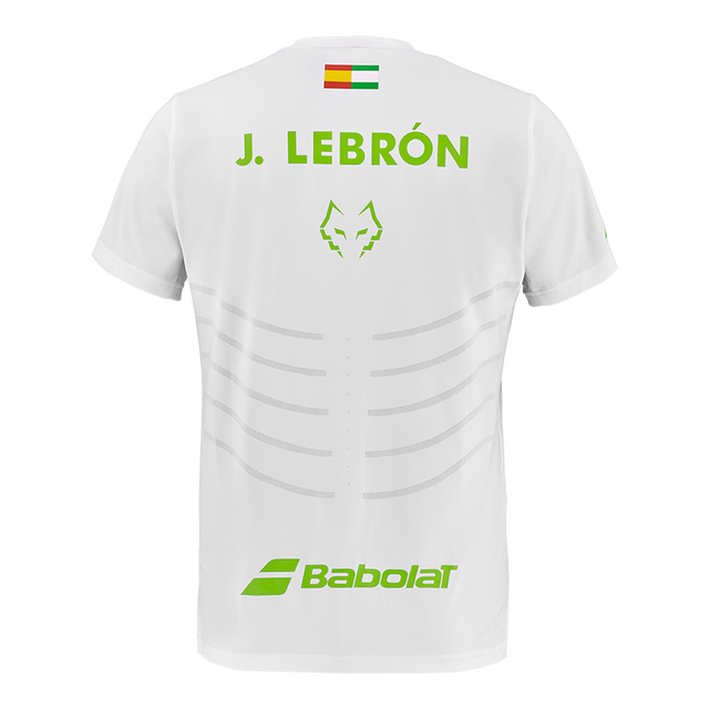 T-shirt Babolat Réplique Blanc/Blanc 2026 J. Lebron