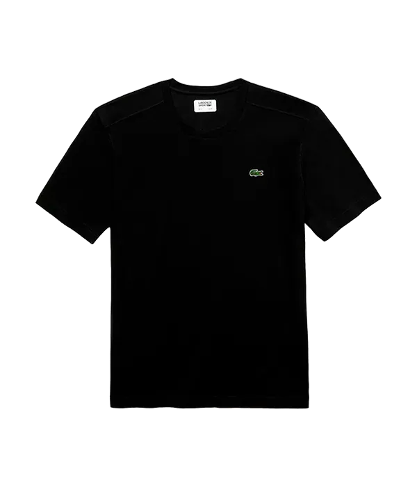Camiseta Lacoste Algodón Negro