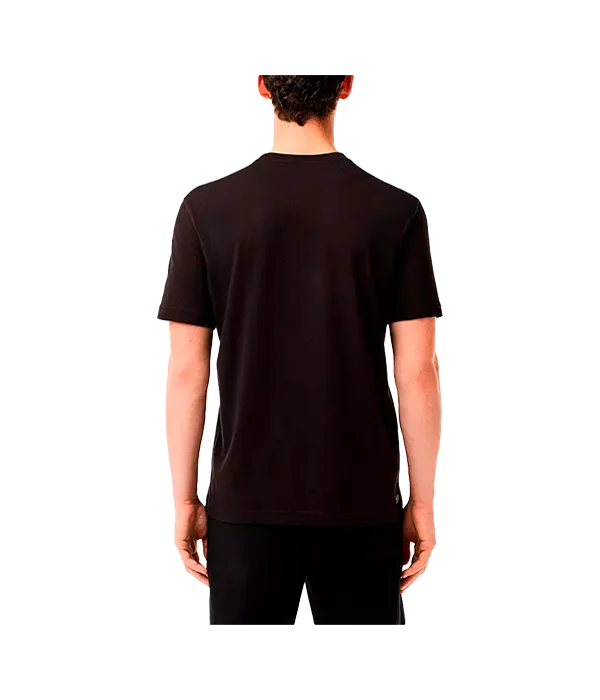 Camiseta Lacoste Algodón Negro