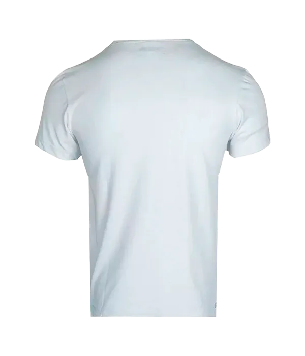 Camiseta Lacoste Sport Regular Fit Blanca Logo Negro