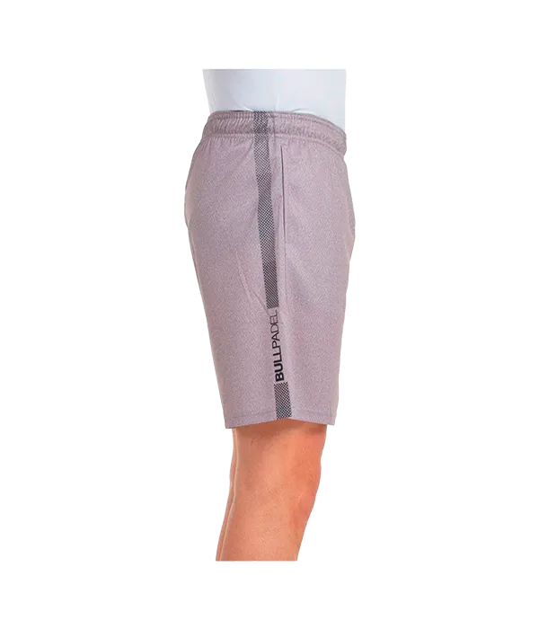 Pantalón Corto Bullpadel Belez Gris Medio Vigore 2025