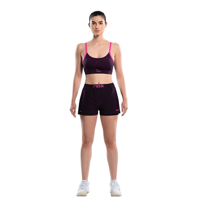 Sujetador Deportivo NOX Pro Deep Purple