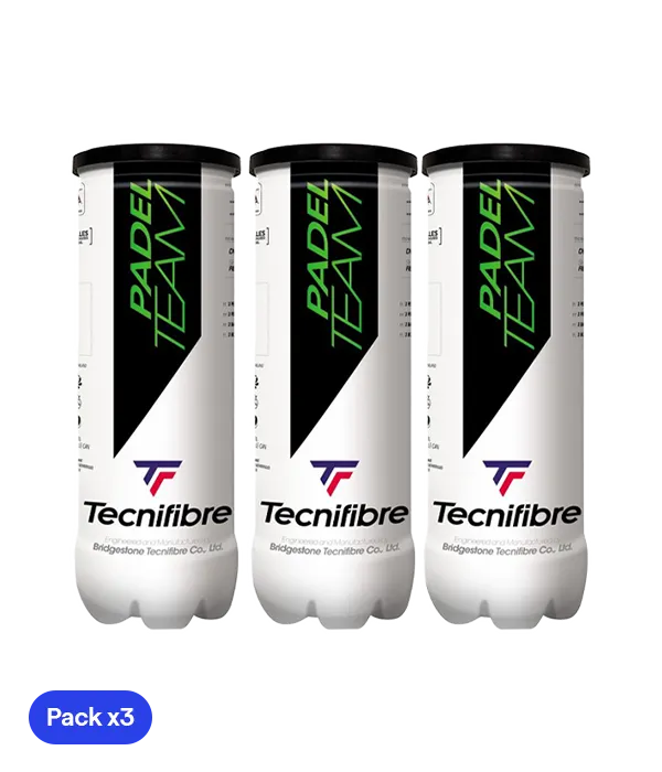 Pelotas Tecnifibre Padel Team (Pack x3)