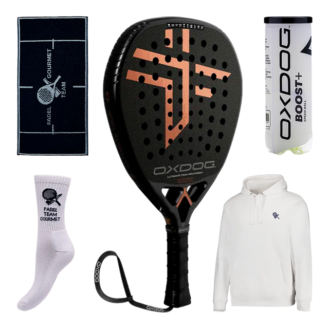 Pack Padel Team Gourmet + Pala Oxdog Ultimate Tour 2025