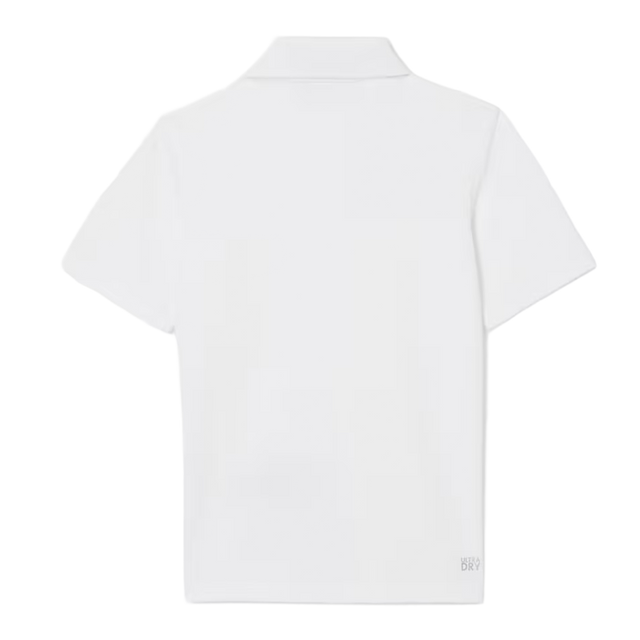 Polo Lacoste Ultra Dry Junior Blanco 2026