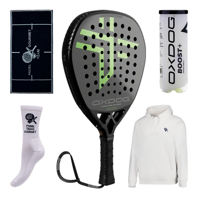 Pack Padel Team Gourmet + Racket Oxdog Ultimate Pro 2025