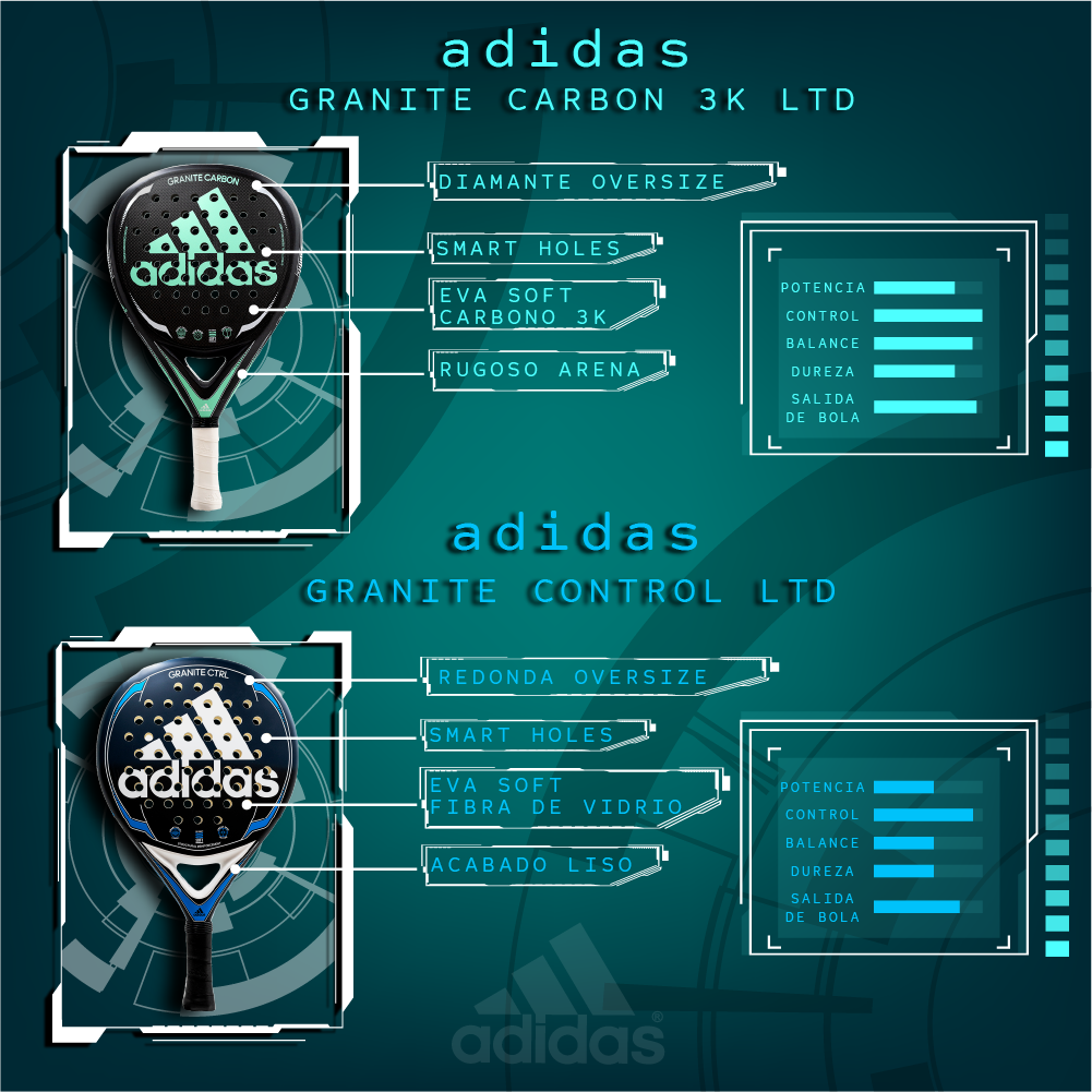 Nuevas Palas Adidas Granite LTD