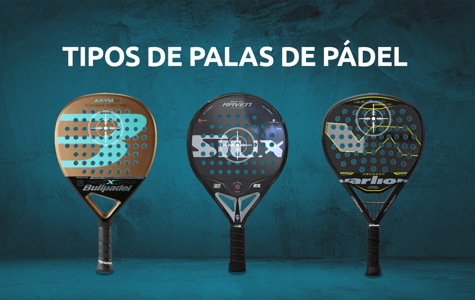 Tipos de palas de pádel