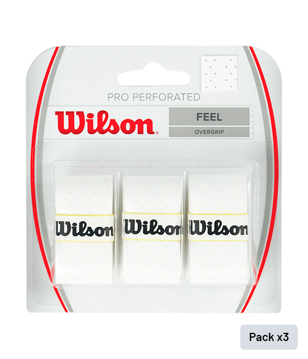 Wilson Pro Overgrip Perforated White 2023