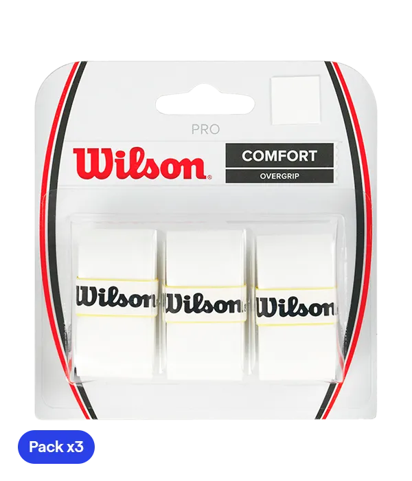 Overgrips Wilson Pro Comfort Blanco (Pack x3)
