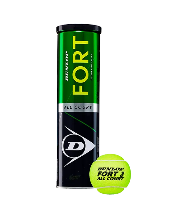 Pote de Bolas de padel Dunlop Fort All Court (x4)