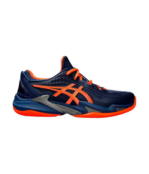 Court FF 3 Clay Navy Blue/Orange Shoes