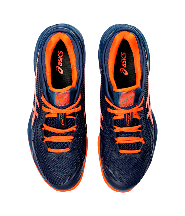 Court FF 3 Clay Navy Blue/Orange Shoes