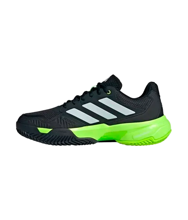 Zapatillas Adidas CourtJam Control 3 Clay Negro/Amarillo Limon 2025