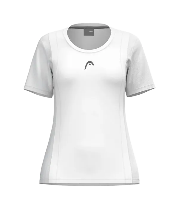 Camiseta HEAD Club 25 Tech Women Blanco 2025