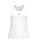 Camiseta Tirantes Head Club 25 Tech Women Blanco 2025