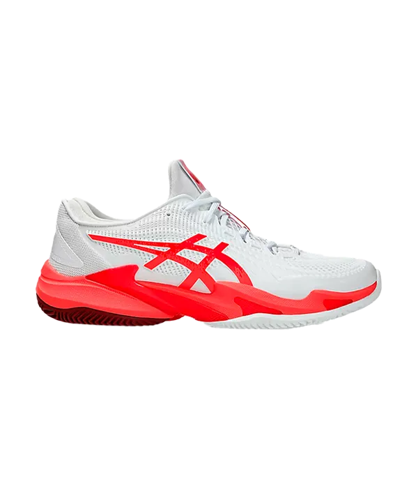 Zapatillas Asics Court FF 3 Novak Clay White/Electric Red 2025