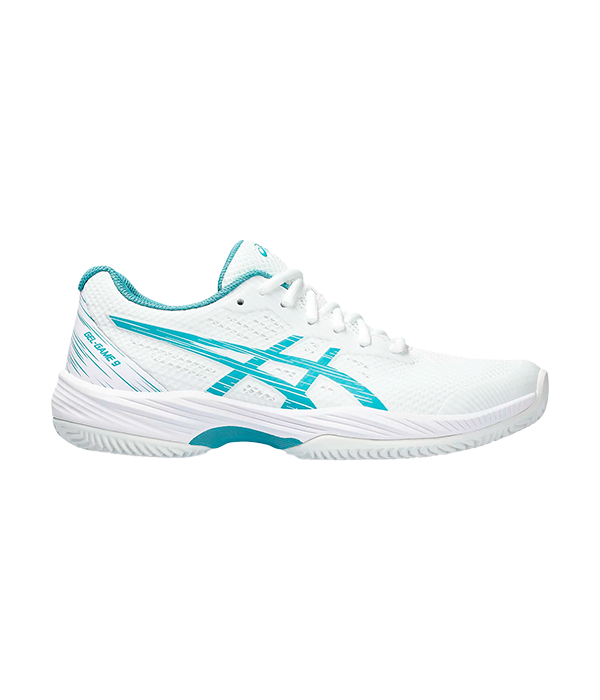 Asics Gel-Game 9 Clay Women White Shoes