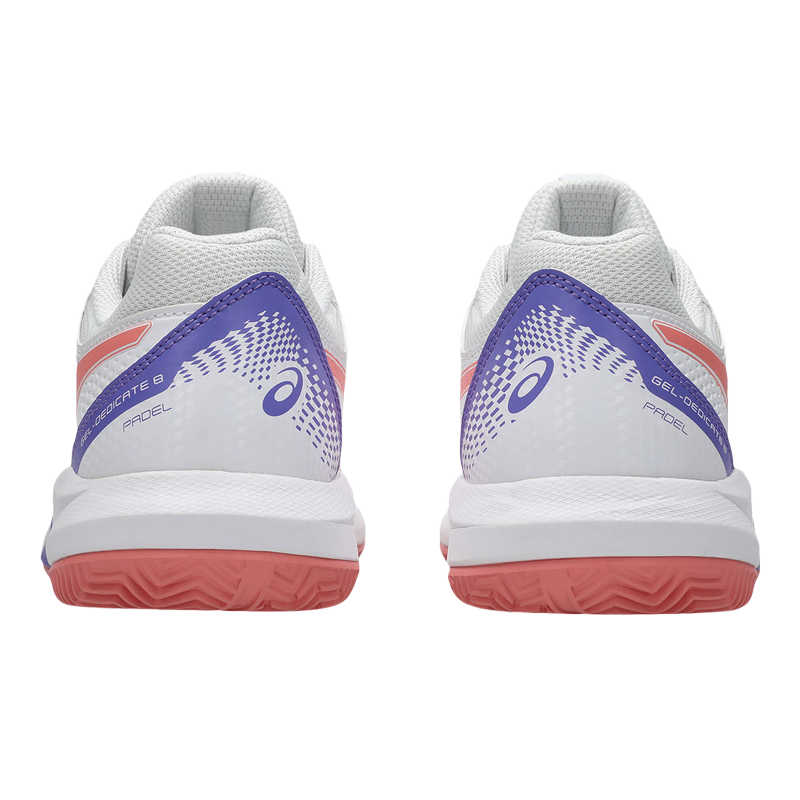 Asics Padel Shoes Gel-Dedicate 8 Padel Women White/Guava 2026