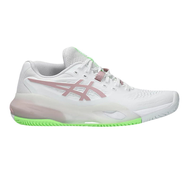 Asics Padel Shoes Gel-Resolution x Clay White/Morganite Women