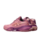 Sapatilhas de padel Asics Gel-Resolution X Padel Feminino Roxo Oxide/Rosa Gold 2025