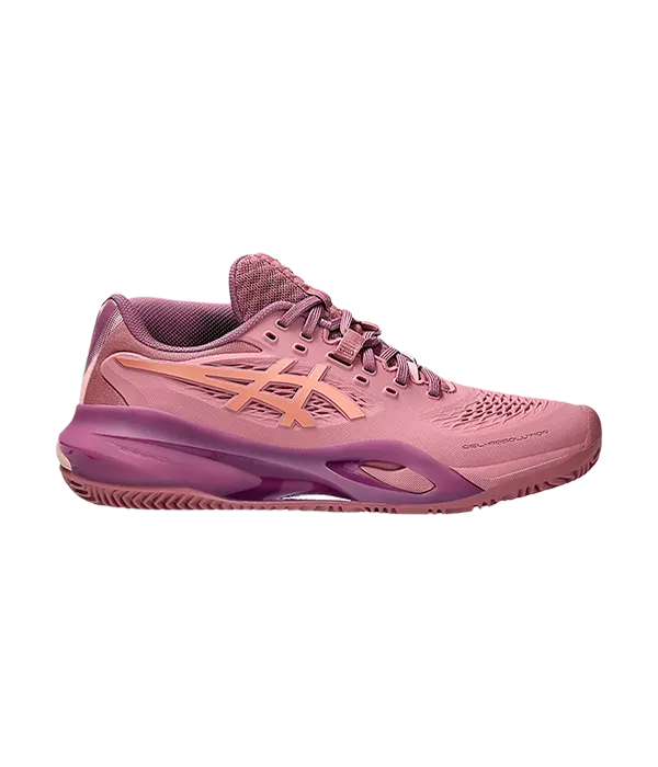Sapatilhas de padel Asics Gel-Resolution X Padel Feminino Roxo Oxide/Rosa Gold 2025