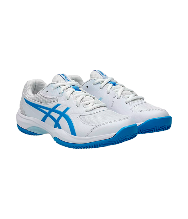 Asics Gel-Game GS Clay/OC Junior White/Blue 2024 Shoes