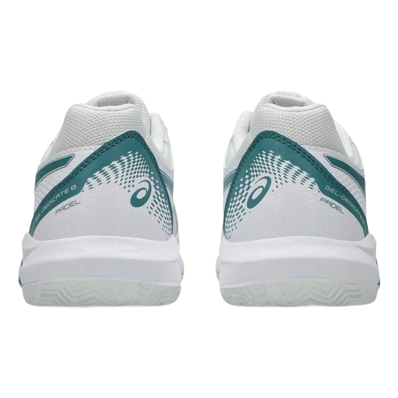 Sapatilhas de padel Asics Gel-Dedicate 8Padel Branco/Misty Pine 2026