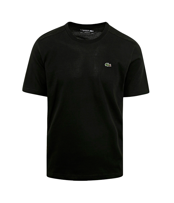 Lacoste Black Cotton T-shirt 2023