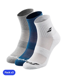 Calcetines Babolat Quarter Multicolor 2025 (Pack x3)