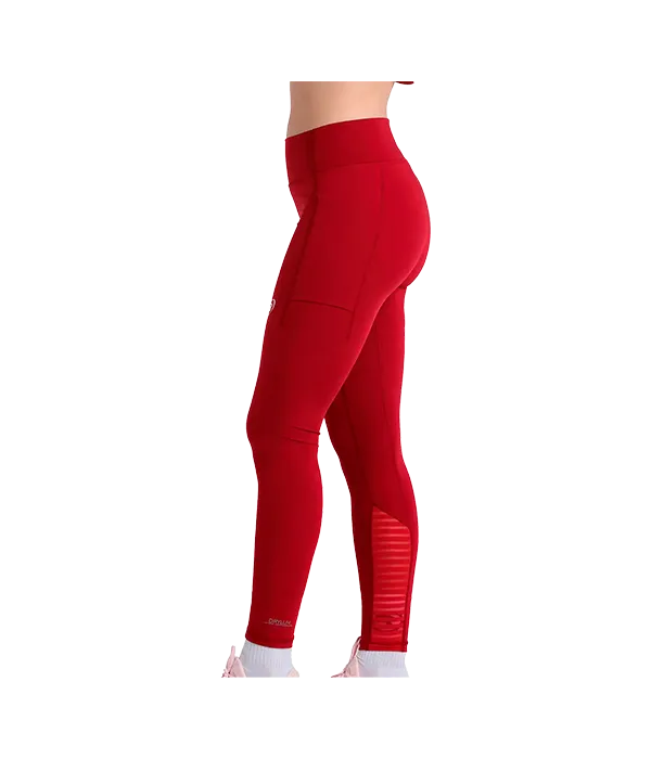 Collants Bullpadel Erais Femme Rouge