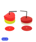 Pack 24 conos planos de goma zastor