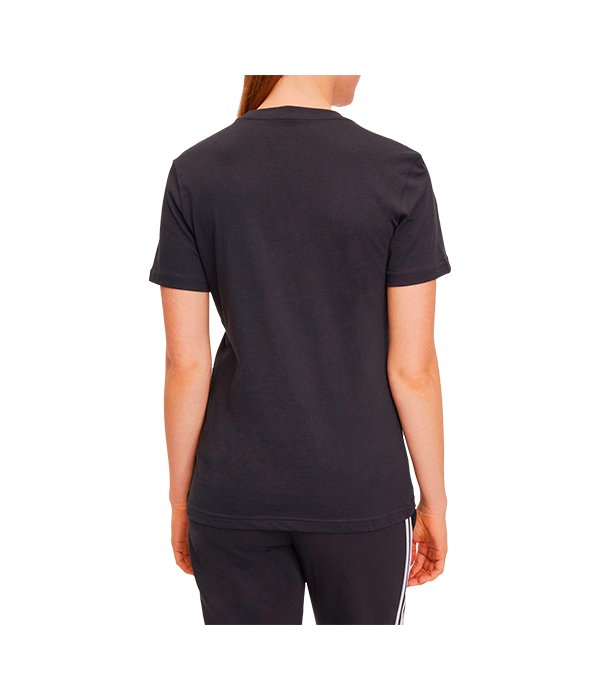 Adidas Logo Black Cotton T-shirt