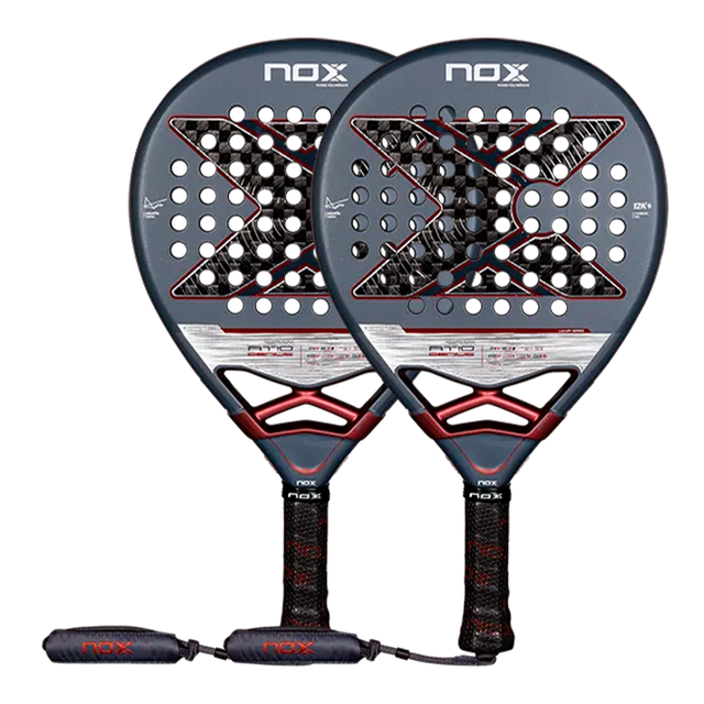 Duo pack racket NOX AT10 Genius 12K 2025 Agustín Tapia
