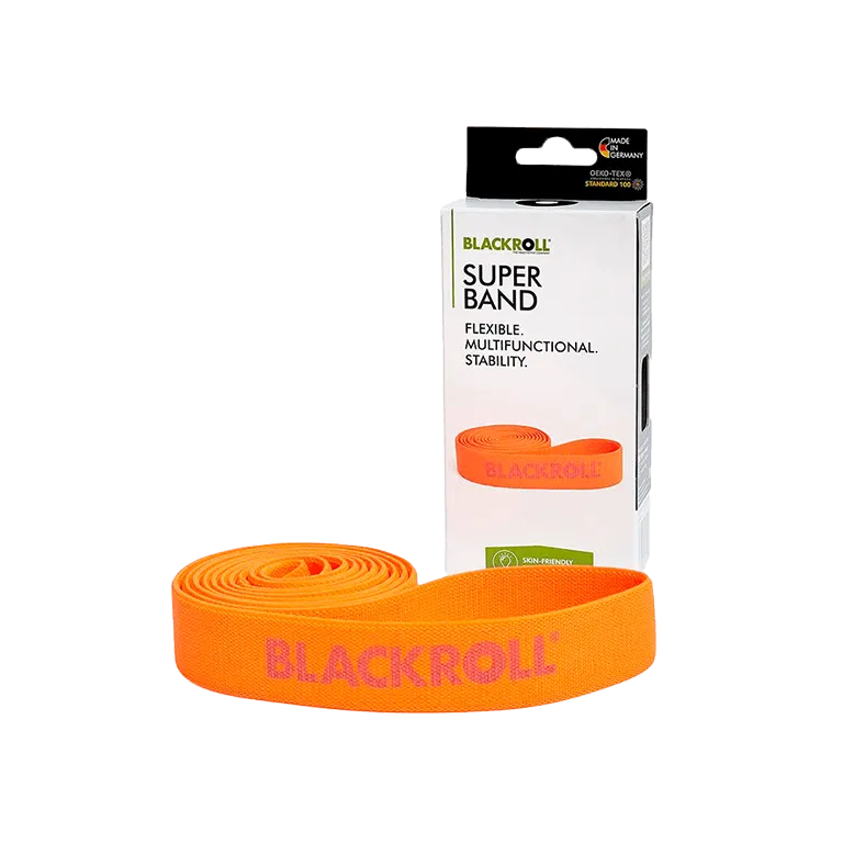 Fita de treinamento longa Blackroll Laranja 2025