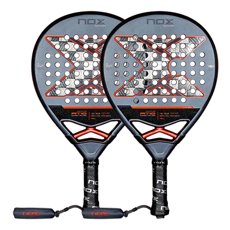 Nox Set da 2 Racchette da Padel - AT10 Genius 18K Alum 2025 Agustín Tapia