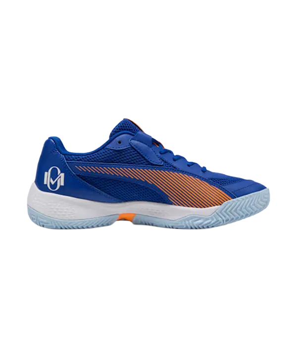 Zapatillas Puma Nova Court Blue Fire/White/Red 2025 Momo Gonzalez