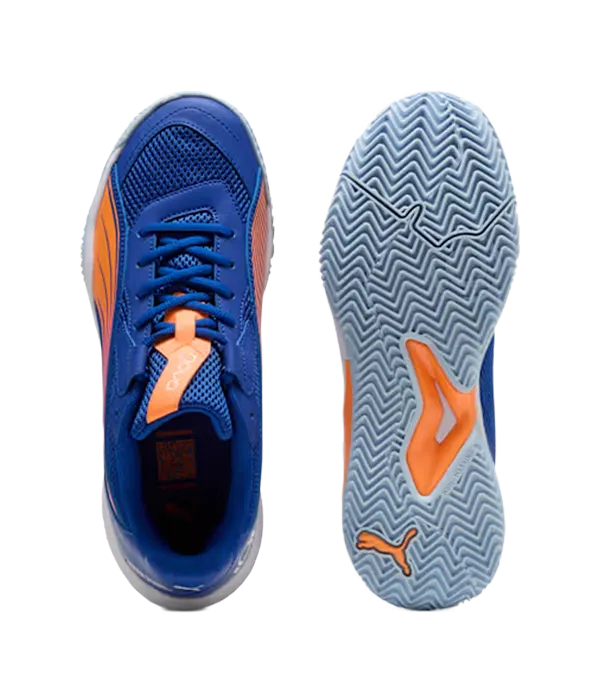 Zapatillas Puma Nova Court Blue Fire/White/Red 2025 Momo Gonzalez