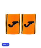 Muñequeras Joma Game Corta Naranja (Pack x2)