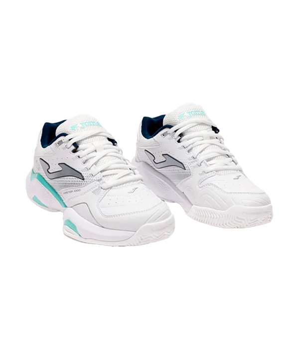 Zapatillas Joma Master 1000 Lady 2542 White Turquoise 2025