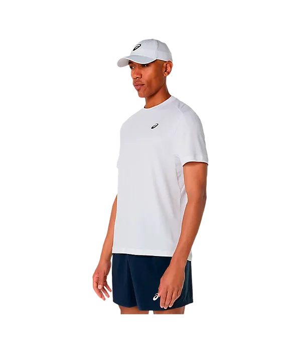 Camiseta Asics Court SS Branco Brilhante 2025