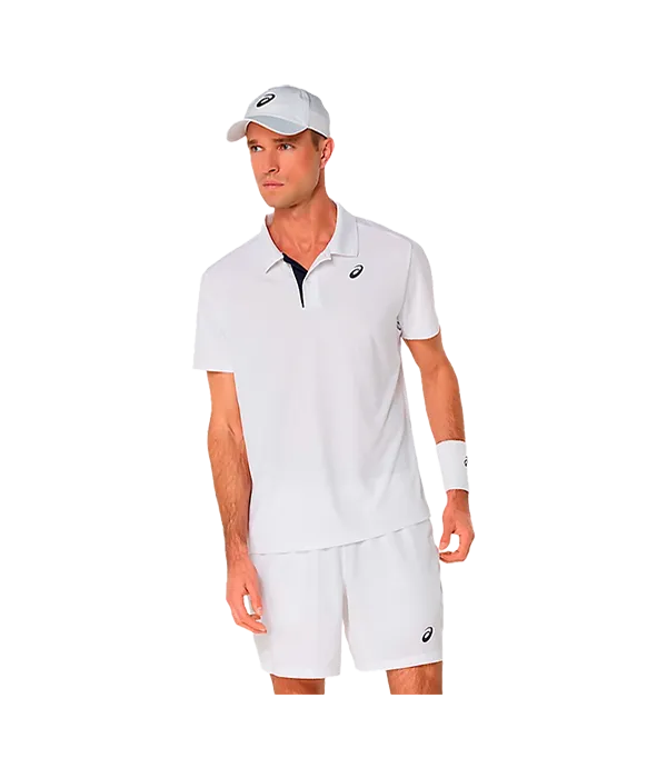 Polo Asics Court Blanc brillant 2025