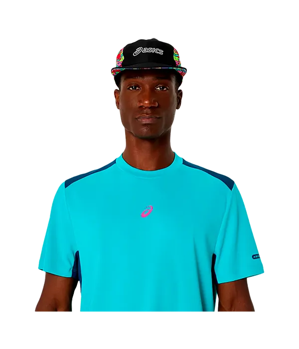 Camiseta Asics Padel Court SS Energy Aqua 2025