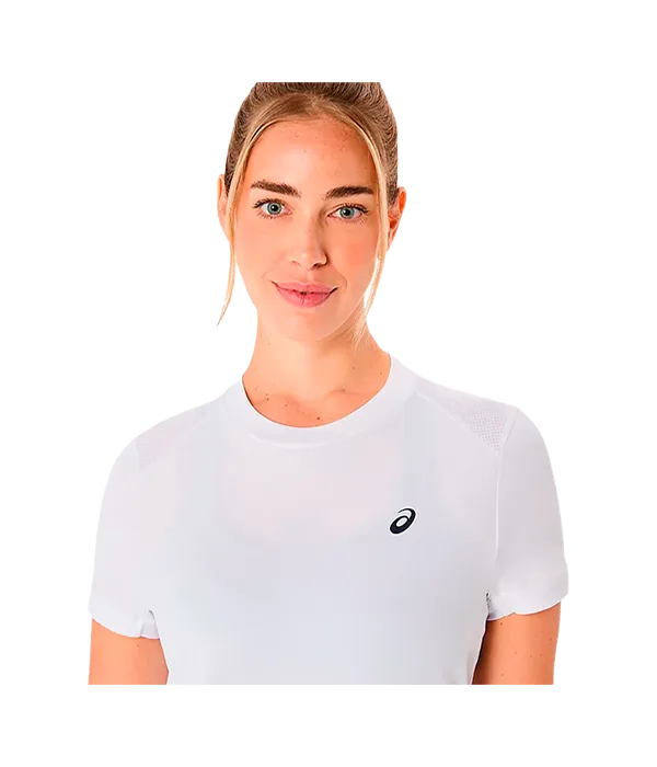 Maglietta Asics Court SS Donne Bianche Brillanti 2025