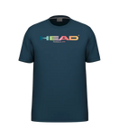 Camiseta Head Rainbow Azul Marino 2025