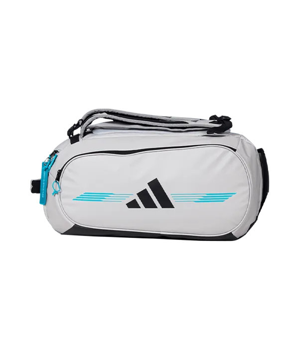Paletero Adidas Protour Blanco/Azul Martita Ortega 3.4 2025