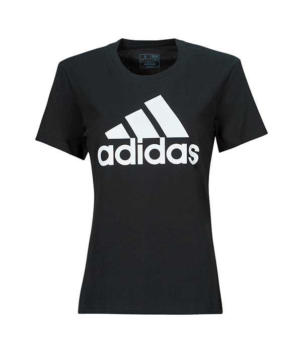 Adidas Logo Black Cotton T-shirt