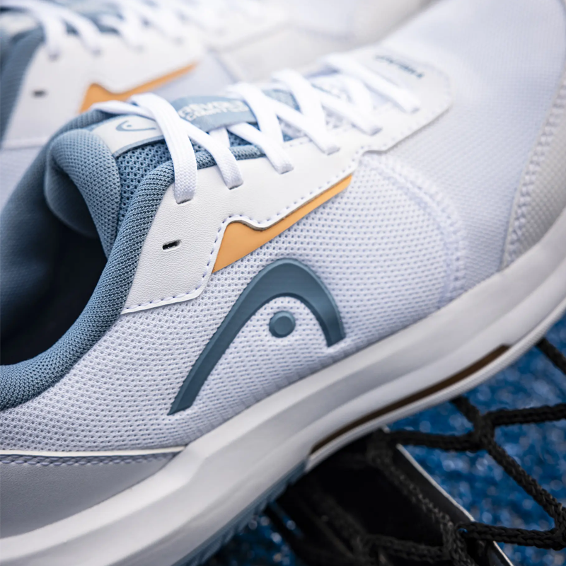 Chaussures de padel HEAD Revolt Court 5.0 Blanc/Jean 2026
